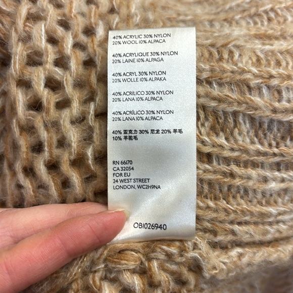 FREE PEOPLE Home Town Oversized Cardigan Sweater Large - Picture 15 of 16